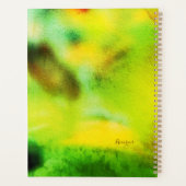 抽象芸術フォレストドリーマー – 詩的な自然ビジョン プランナー手帳 (裏面)