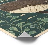 抽象芸術フォヴィスムクジラ ポスター (角)