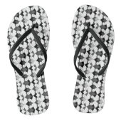 抽象芸術フォークアフリカエチノ伝統的先住民 ビーチサンダル (ソール)