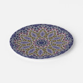 抽象芸術フォークマンダラエト伝統的ノ装飾 ペーパープレート (アングル)