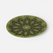 抽象芸術フォークマンダラエト伝統的ノ装飾 ペーパープレート (アングル)