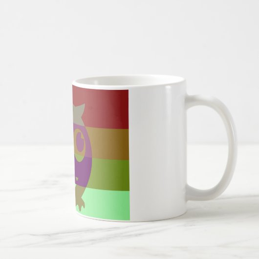 抽象芸術フクロムグ コーヒーマグカップ (右)