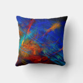 抽象芸術フラカラフルクタルアート クッション (裏面)