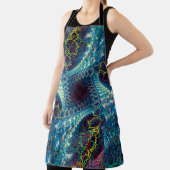 抽象芸術フラクタルの背景 – コンピュータが生成したi エプロン (インサイチュ)