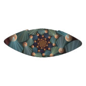 抽象芸術フラクタルアートとデプスブラウン石板ブルー アメリカンフットボール (パネル)