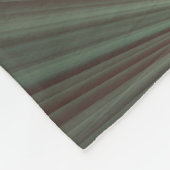 抽象芸術フラクタルアートとデプスブラウン石板ブルー フリースブランケット (角)