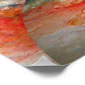 抽象芸術フラクタルアートポスタープリント万華鏡 ポスター (角)