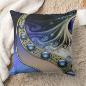 抽象芸術フラクタルファンタジー クッション (ブランケット)