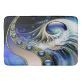 抽象芸術フラクタルファンタジー バスマット (正面)