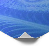 抽象芸術フラクタルファンタジー ポスター (角)