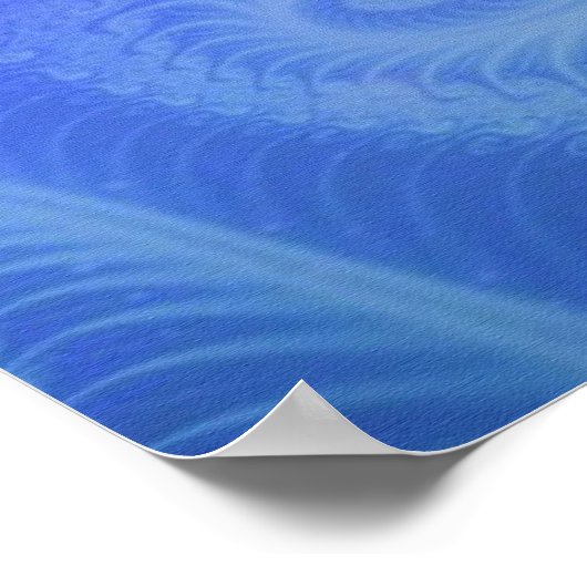 抽象芸術フラクタルファンタジー ポスター (角)