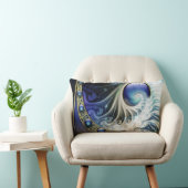 抽象芸術フラクタルファンタジー ランバークッション (椅子)
