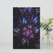 抽象芸術フラクタルフラワーデザイン。 (スタンド正面)