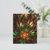 抽象芸術フラクタルフラワーデザイン。 (スタンド正面)