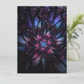 抽象芸術フラクタルフラワーデザイン。 シーズンカード (スタンド正面)