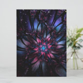 抽象芸術フラクタルフラワーデザイン。 シーズンカード (スタンド正面)