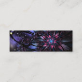 抽象芸術フラクタルフラワーデザイン。 スキニー名刺 (正面)