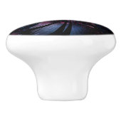 抽象芸術フラクタルフラワーデザイン。 セラミックノブ (側面)