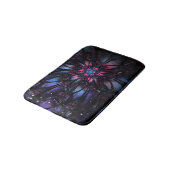 抽象芸術フラクタルフラワーデザイン。 バスマット (アングル)