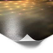 抽象芸術フラクタルフラワーデザイン。 フォトプリント            (角)