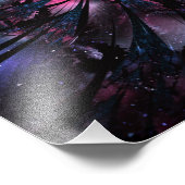 抽象芸術フラクタルフラワーデザイン。 フォトプリント            (角)