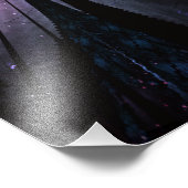 抽象芸術フラクタルフラワーデザイン。 フォトプリント            (角)