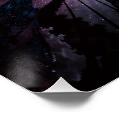 抽象芸術フラクタルフラワーデザイン。 ポスター (コーナー)