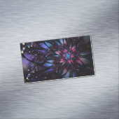 抽象芸術フラクタルフラワーデザイン。 マグネット名刺 (インサイチュ)