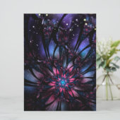 抽象芸術フラクタルフラワーデザイン。 メニュー (スタンド正面)