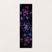 抽象芸術フラクタルフラワーデザイン。 名刺 (外部フラット)