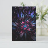 抽象芸術フラクタルフラワーデザイン。 招待状 (スタンド正面)
