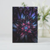 抽象芸術フラクタルフラワーデザイン。 案内状 (スタンド正面)