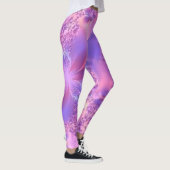 抽象芸術フラクタルフラワーレギンス レギンス (右)