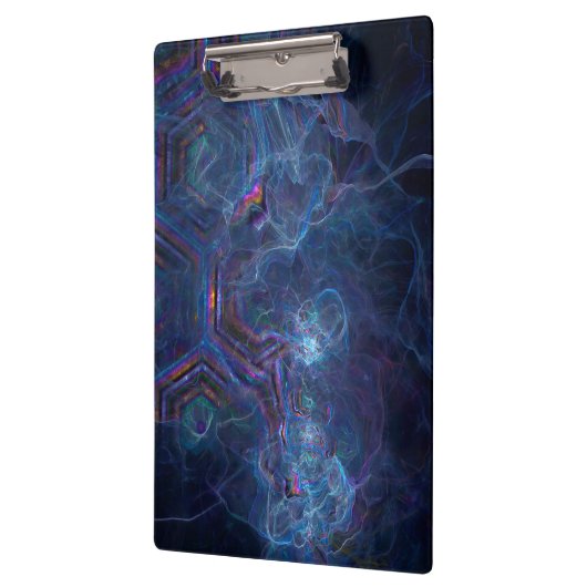 抽象芸術フラクタル星雲とジオメトリモーフ クリップボード (左)