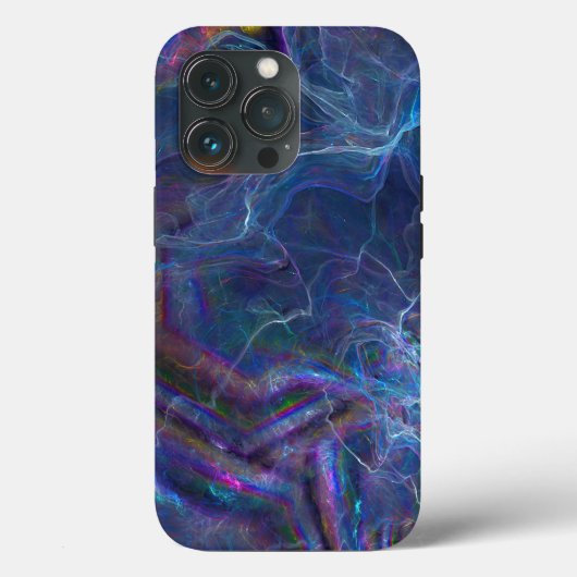 抽象芸術フラクタル星雲とジオメトリモーフ Case-Mate iPhoneケース (裏面)