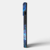 抽象芸術フラクタル星雲とジオメトリモーフ Case-Mate iPhoneケース (裏面 / 左)