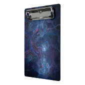 抽象芸術フラクタル星雲と幾何学的モーフ ミニクリップボード (アングル2)