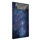 抽象芸術フラクタル星雲と幾何学的モーフ ミニクリップボード (アングル)
