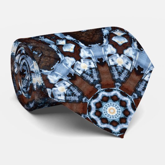抽象芸術フラクタル模様のネックタイ ネクタイ (ロール)