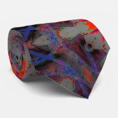 抽象芸術フラクタル模様のネックタイ ネクタイ (ロール)