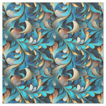 抽象芸術フラクタル模様織物