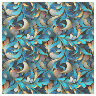 抽象芸術フラクタル模様織物 ファブリック