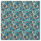 抽象芸術フラクタル模様織物 ファブリック (見本)