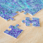 抽象芸術フラクタル水難易度懸命 ジグソーパズル (側面)