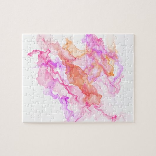 抽象芸術フラクタル煙 ジグソーパズル (横)