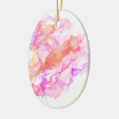 抽象芸術フラクタル煙 セラミックオーナメント (左)