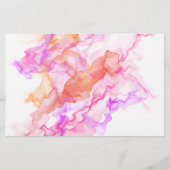 抽象芸術フラクタル煙 便箋 (正面)