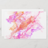 抽象芸術フラクタル煙 便箋 (正面/裏面)