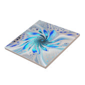 抽象芸術フラクタル花セラミックタイル タイル (側面)