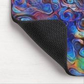 抽象芸術フラクタル顔 マウスパッド (コーナー)